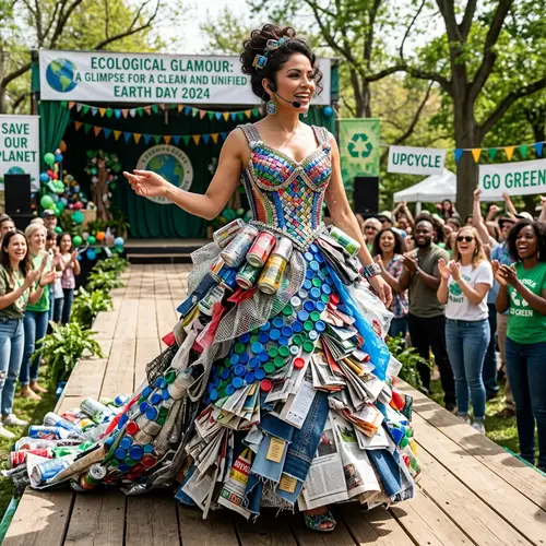 D.I.Y Eco Fashion: Ecological Glamour for Earth Day