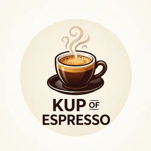 Kup of Espresso Logo Design | Rich & Creamy Espresso Cup