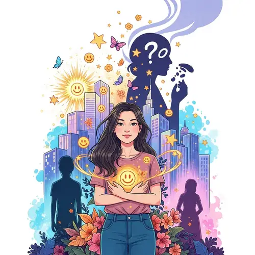 Creative Self-Esteem Illustration