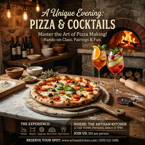 Unique Pizza-Making Class: Learn to Craft Perfect Pizzas