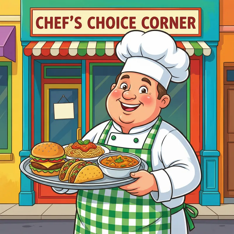 Friendly Chef Mascot for Your Food Restaurant Friendly Chef Mascot for Your Food Restaurant
