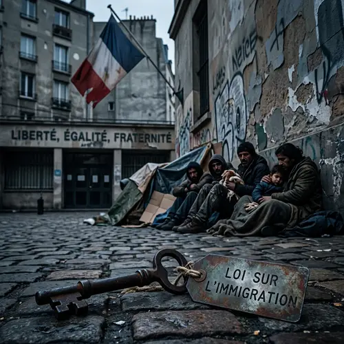 Contrasting Symbols of France: Freedom and Immigration Laws