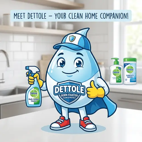 Dettole Mascot - Your Playful Brand Icon