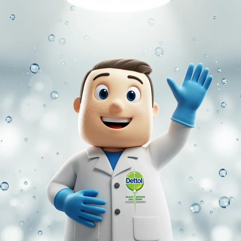 Dettole Mascot - Your Playful Brand Icon