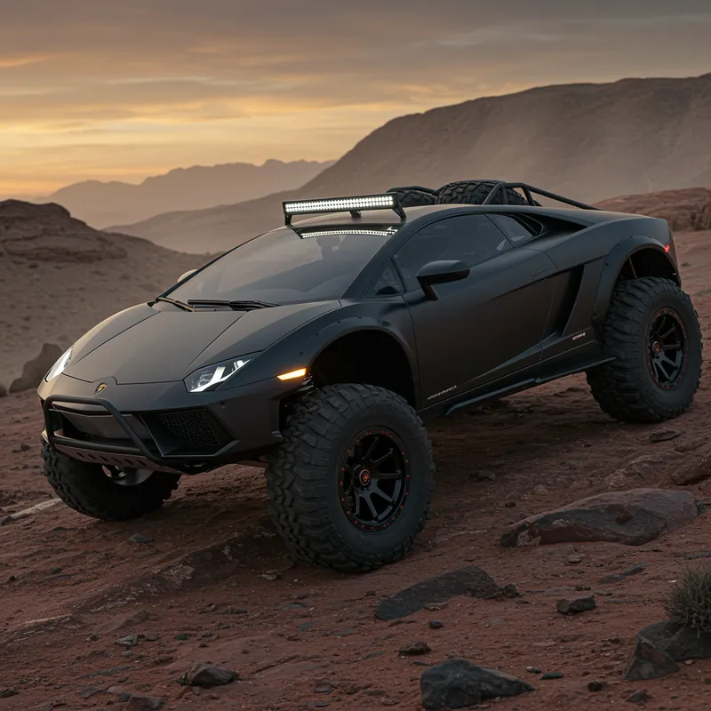 Off Road Lifted Lamborghini Concept
