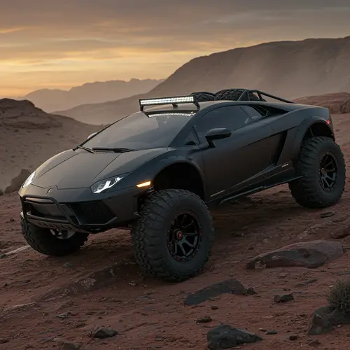 Off Road Lifted Lamborghini Concept