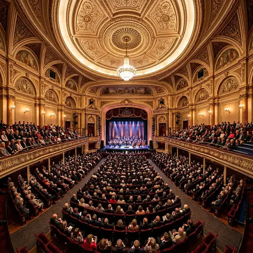 Stunning Interior View of 1000-Person Oval Auditorium