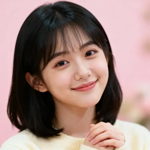 Cute Black Haired Girl in Her 20s - Stylish Portrait