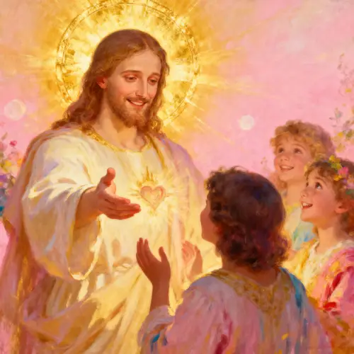 Radiant Figure of Love and Peace