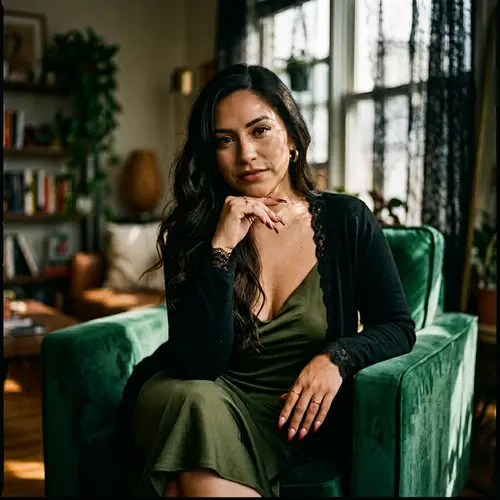 Boudoir Photography: Confident Latina Woman