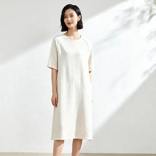Stylish Aline Dress with Raglan Sleeves