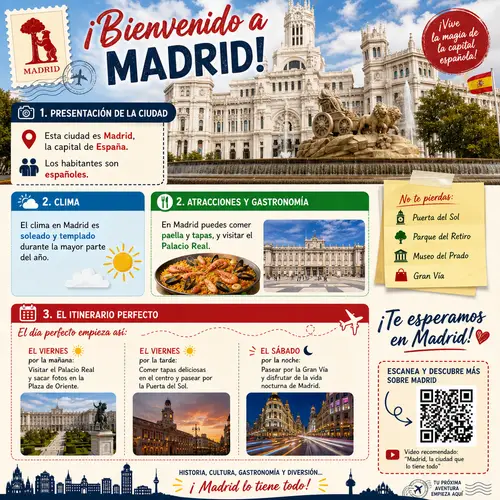 Spanish Travel Project: Create Digital Postcards