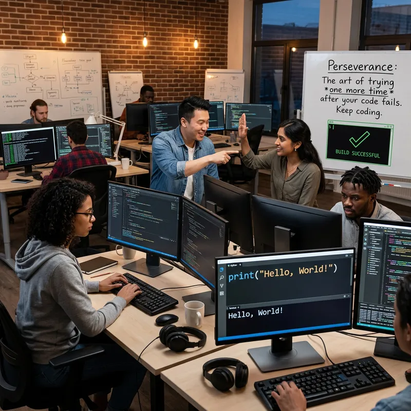 Dynamic & Modern Workspace: Inspiring Programming Scenes for Coders Dynamic & Modern Workspace: Inspiring Programming Scenes for Coders