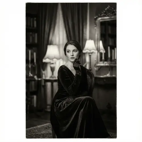 Exquisite Beauty in Classic Portrait Style | Fashion Photography