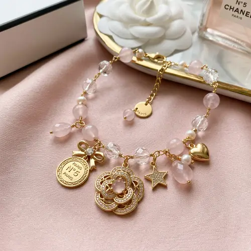 Chanel Style Crystal Bracelet Design