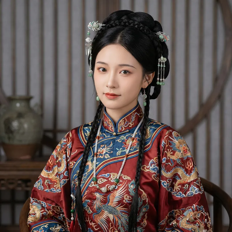 Beautiful Chinese Girl in Traditional Attire Beautiful Chinese Girl in Traditional Attire