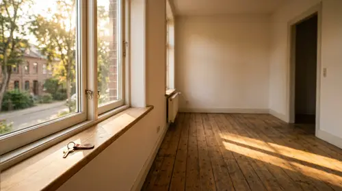 Cinematic Studio Apartment at Golden Hour