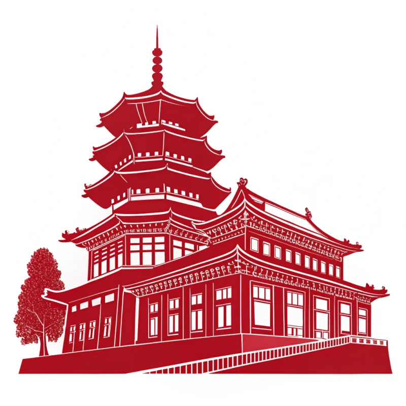 Red Silhouette of Guangdong Medical University