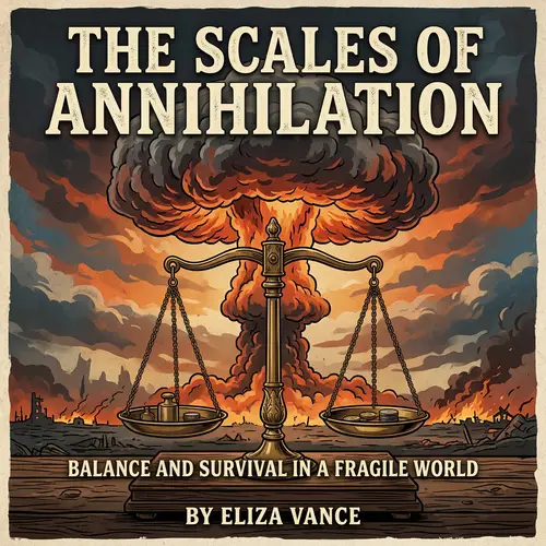 Vintage Trading Scales & Nuclear Mushroom Cloud Book Cover