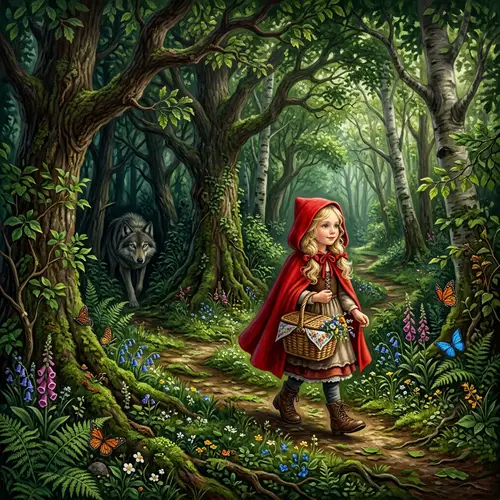 Enchanting Visuals of Little Red Riding Hood