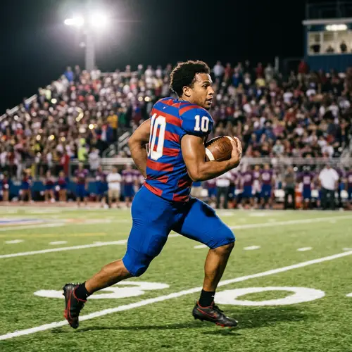 Professional Football Player Messi - Action Shot