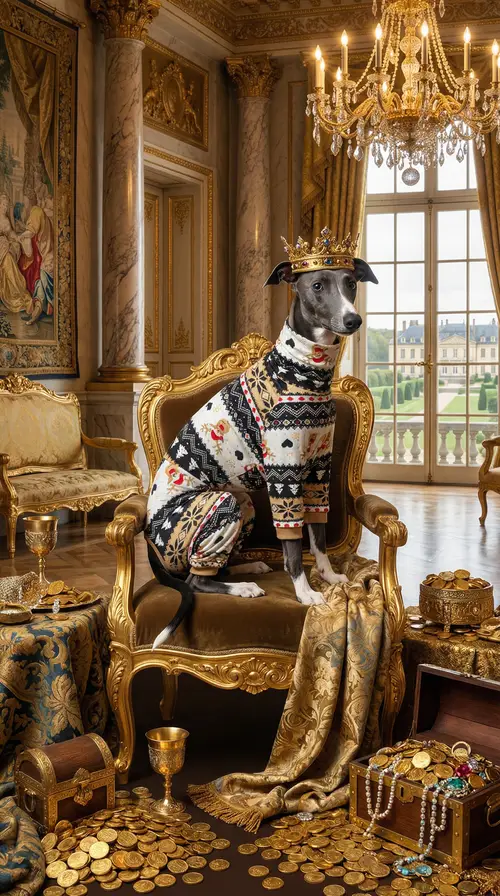 Regal Dog: King of the Mansion in Gold