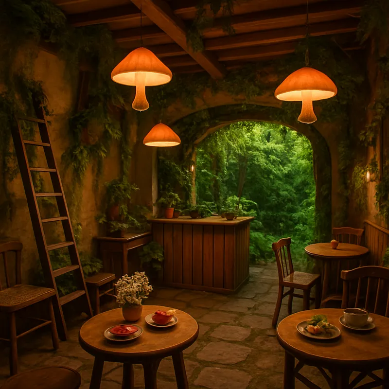 Cottagecore Café: Enchanted Fairy Forest Vibe