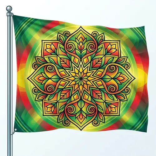 Vibrant Alevism and Kurdish Flag Design with Unity and Diversity