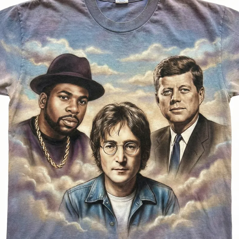 Jam Master Jay, John Lennon & JFK Airbrush Art