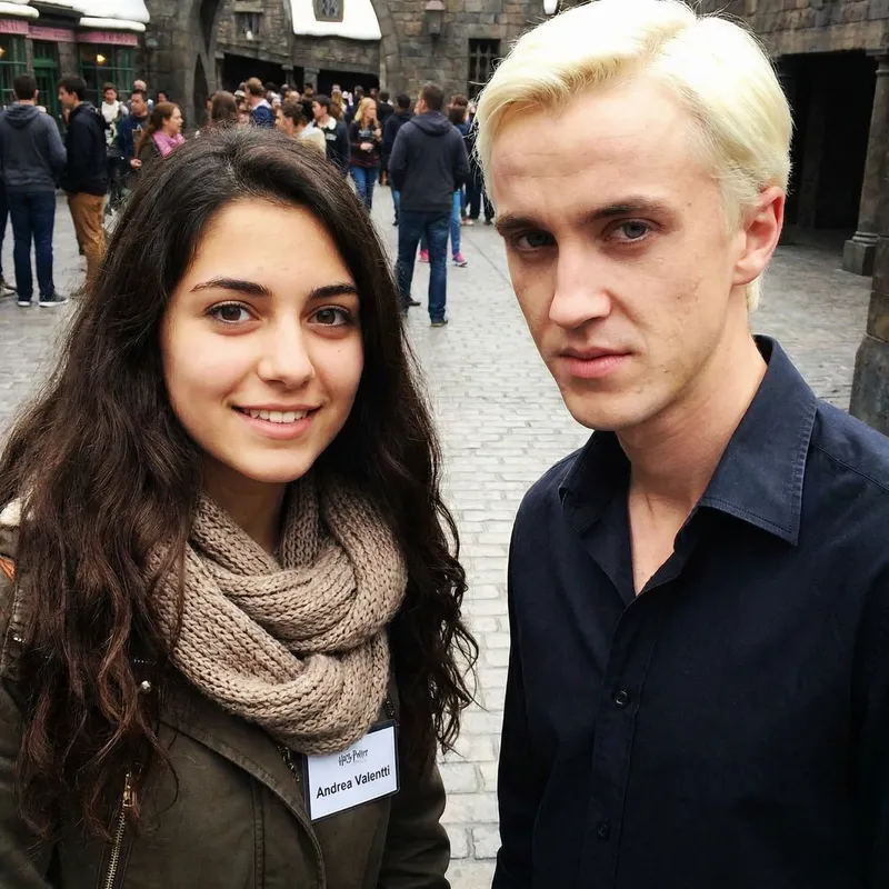 Meet Andrea Valentti and Draco Malfoy Lookalike Meet Andrea Valentti and Draco Malfoy Lookalike