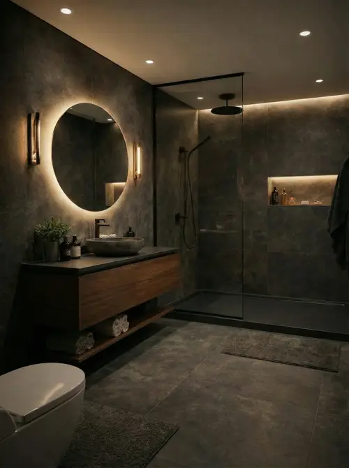 Move Furniture to Front and Shower Tray Placement