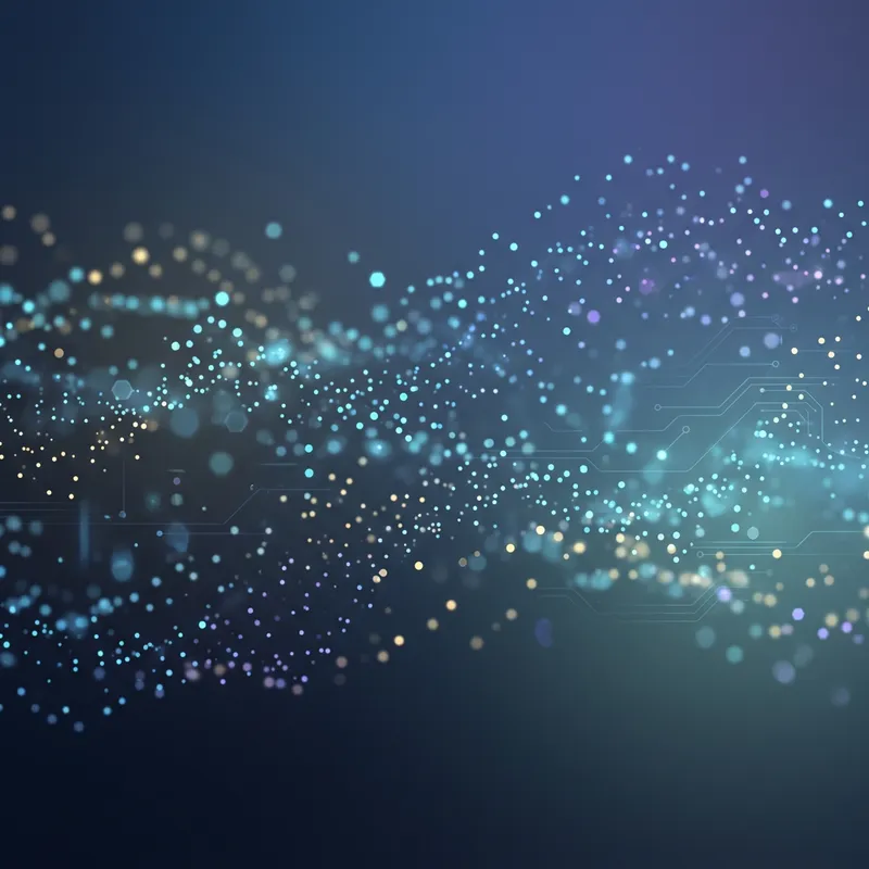 Calming Abstract Tech Background for Chat Pages