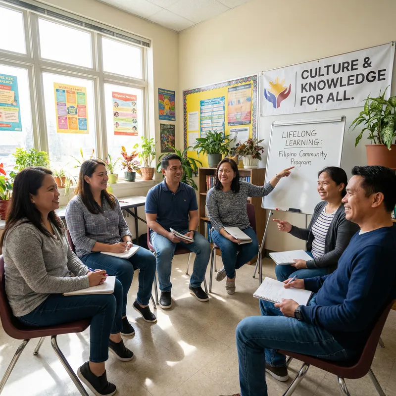 Lifelong Learning: A Vibrant Classroom Scene