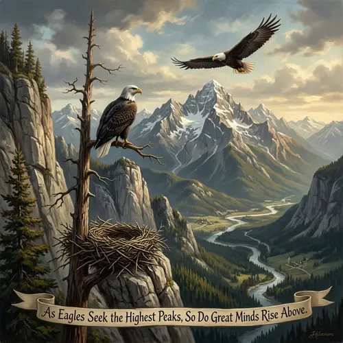 Great Men & Eagles: A Symbol of Strength & Perseverance