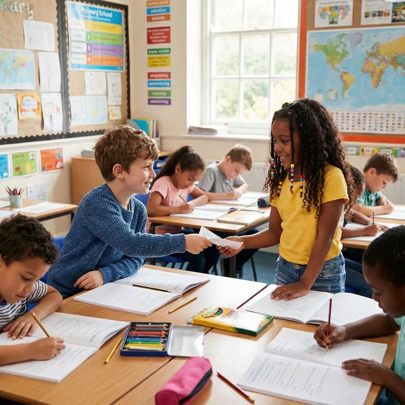 Teen Romance: Boy-Girl Attraction in Classroom