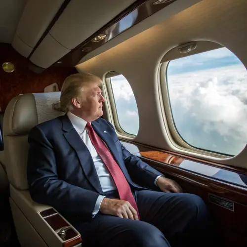 Donald Trump on a Plane: Iconic Moments