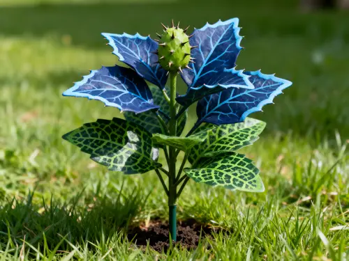 Stunning 30cm Plant with Dark Blue Petals