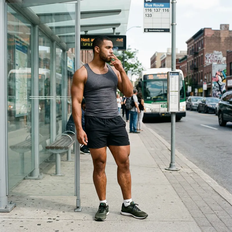 Robust Individual Smoking while Awaiting Public Bus