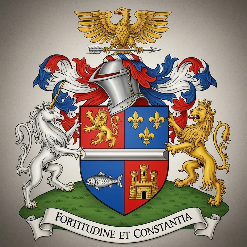 Create a Quartered Shield Design