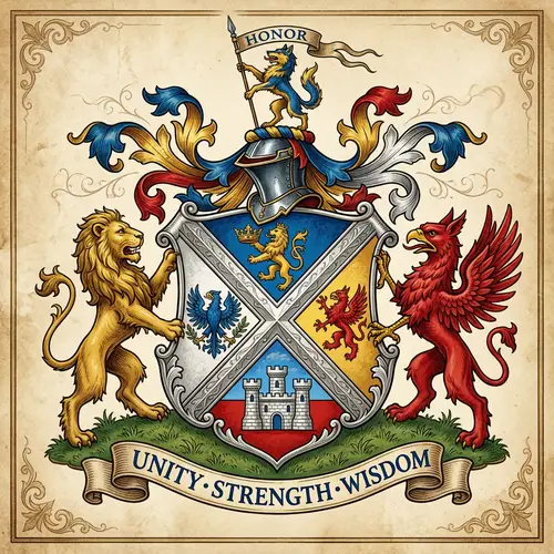 Create a Quartered Shield Design