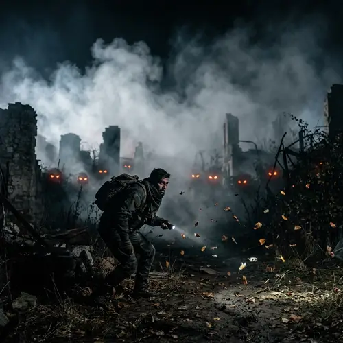 Scary Free Fire Image: Survival Battle in Mysterious Terrain