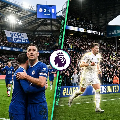Iconic Premier League Soccer Clubs Showcase Strength in Chelsea vs Leeds Match
