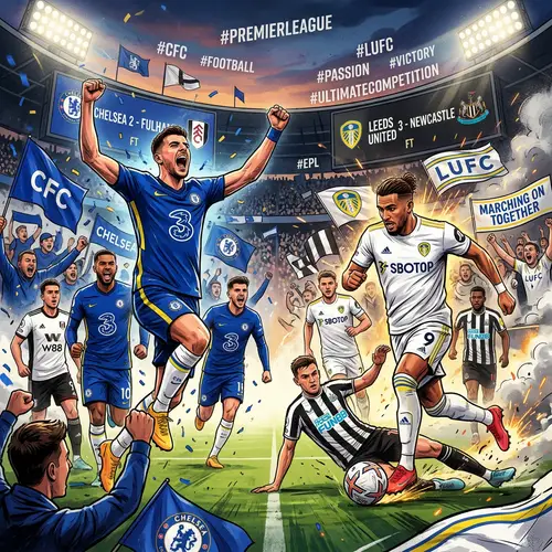 Premier League Soccer: Chelsea vs Leeds Spectacle