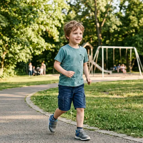 Young Boy Wearing Shorts - Cute and Stylish Outfit