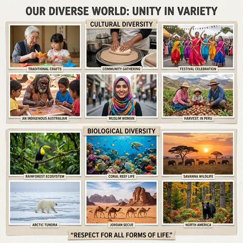 Unity Amidst Diversity: Socio-Cultural & Biological Montage