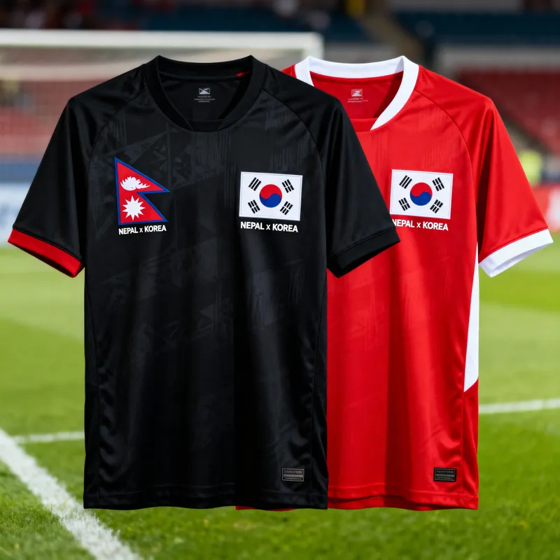 Nepal x Korea Football Jerseys – Home & Away Styles