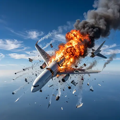 Aircraft Explosion VFX: Dramatic Scene in Sky