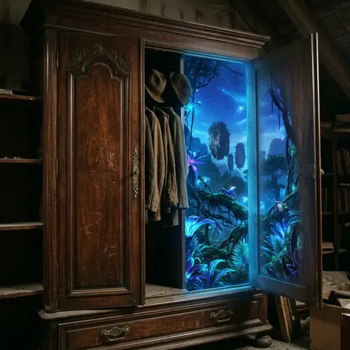 Antique Wardrobe Inspired by Avatar Style | Closet World
