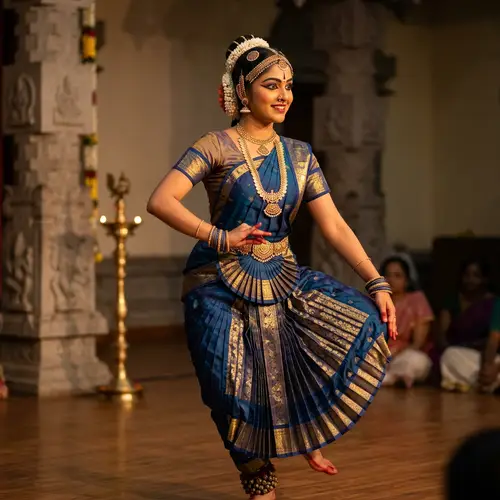 Stunning Bharatanatyam Dress Showcase