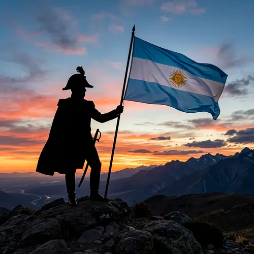 Manuel Belgrano: Argentine Hero Silhouette
